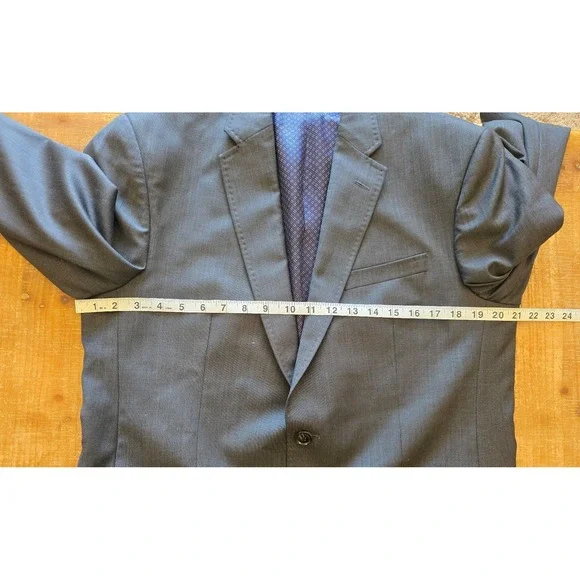 Ted Baker suit set 100% wool jacket 42R pants and blazer - Picture 5 of 12